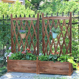 Medium Raised Garden Bed 60x30x33cm Wooden Planter Box V178-66981