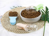 3-Piece Pet Food Scoop Set 2-in-1 Dog Cat Feeding Spoon with Food Bag Sealing Clip V1258-DP02-BOL-266