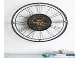 TRAVELER WALL CLOCK WITH MOVING 3D MECHANISM V742-78666DS