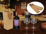 10Pcs Strong Brown Paper Wine Bag for Wine Bottle Carrying with Wear Resistant Design V1370-AZ4-14629