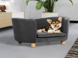 PaWz Luxury Elevated Sofa Anti-slip Grey PT1092-S-GY