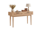 Artiss Console Table 2 Rattan Drawers FURNI-E-RAT-TAB90-WD