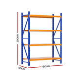 Giantz 2Mx1.5M Warehouse Shelving Garage Rack WR-F-20150-200BO-ABC