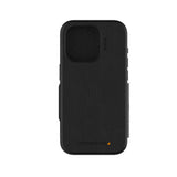 EFM Monaco E-leather Wallet Case Armour With D3O Plus Suits Iphone 15 Pro Max - 6.7" Pro - Black/Spa V578-EFCFLAE608BLA