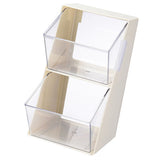 Desktop Storage Box Plastic Multi Layers Dust Proof Modern Minimalist Desk Organizer Box for Teabag V1294-YM0901-3117240099611