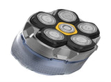 Blue Men's 6D Magnetic Rotary Head Shaver for Wet/Dry Use - Professional Electric Bald Head Shaver & V888-ELOSUNG45107