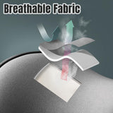 Car Headrest & Lumbar Support Cushion, Ergonomic Car Seat Headrest & Lumbar Cushion with Adjustable V1258-DP02-F-774
