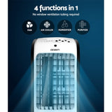 Devanti Evaporative Air Cooler Conditioner 4L EAC-C-RC-02S-GR