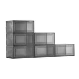 VEVOR Shoe Storage Boxes, 6 Pack Clear Stackable Shoe Boxes Storage Organizers with Magnetic Door, V952-KDDQTMCXXHQKWZQRS001V0