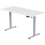 FORTIA Sit To Stand Up Standing Desk, 150x68cm, 72-118cm, Height Adjustable, 50kg Rated, Matte V219-ADKSSTFO5WTSA