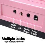 Karrera 61-Key Electronic LED Piano Keyboard with Stand - Pink EKB-CHJ-61-PK-LED