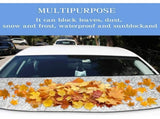 Car Front Windshield Cover Shade, 66.9"17.7" Windshield Snow Cover for Fallen Leaf Dust and Snow, V1188-CYX-J02-1883