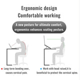 Foldable Height Adjustable Laptop Stand,Ergonomic Design, Non-Slip Rubber Pads,Portable And V1370-AZ4-25454