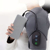 Smart Shoulder Massager Graphene Heat & Dual-Freq Vibration, 3 Modes, Relieves Neck Fatigue. V1385-JBAMY-WU-1018-001