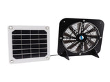 Solar Exhaust 100W Solar Panel with 13.5inch Waterproof Solar Panel Cooling Ventilation V1294-YM0706-3111230212511