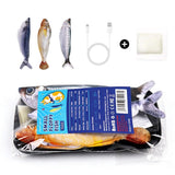 Interactive Electric Cat Toy Fish Set 3 Realistic Mini Simulation Fish with Motion-Activated V1341-ZY-DQ7V9CEA-MULTICOLOR