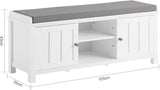 Shoe Cabinet Bench, White V178-66184