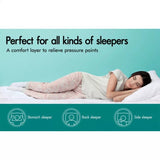 5CM Bedding Luxury Pillowtop Mattress Topper Mat Pad Antibacterial and dust mite-resistant V201-W13345952