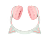 Cat Ear Bluetooth Gaming Headphones Wireless Foldable Music Headset with LED Light Detachable V1263-JX-133
