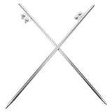 2-Pack Outdoor Ground Rods Plated Metal for Improved Soil Conductivity and Electrical Safety V1366-AZ2-W-17432