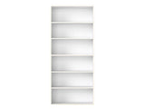 Levede 6 Tier Book Shelf Adjustable Shelves White CH1154-6-WH