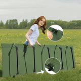 Portable Camping Cot Compact Folding Bed Green V728-LP1005008255703596