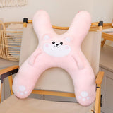 Sinyiin Kids Friendly Car Seat Neck Pillow Headrest Pillow With Plush Cover V1369-AZ3-W-16980