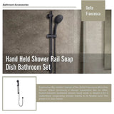 Hand Held Shower Rail Soap Dish Bathroom Set V63-847841