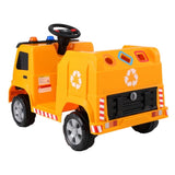 Rigo Kids Ride On Car Garbage Truck Police Light 12V Electric Toys Cars Yellow RCAR-C-POLICE-TRUCK-12V-YE