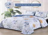 Quietude Quilted coverlet and pillowcovers set Perfect for Relaxation - Queen size V745-MAC080538Q13U