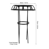 Climbing Plant Support Rust Proof Decorative Umbrella Shape Potted Plant Stake Support for Rose V1294-YM0901-3111240108911