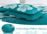 Green Floral Grove Bedspread Coverlet 3 Piece Set V745-AC080810Q13U