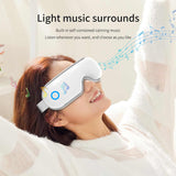 White Air Compression Massager, Heated Massager with Vibration & Bluetooth Music, Portable V888-ELOSUNG13420
