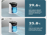 Portable Air Conditioner, Personal Evaporative Air Cooler with 5 Wind Speeds, Touch Screen Mini AC V1366-AZ2-W-23639