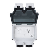 WiFi Intelligent Socket Type 86 IP66 Outdoor Waterproof Wifi Smart Power Outlets APP Control 15A AU V1294-YM0703-3114230076012