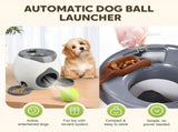 Automatic Dog Ball Launcher, Interactive Fetch Toy for Small to Medium Dogs, Pet Thrower Machine for V1192-AZ-W-26380