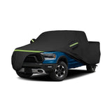 All-Weather Pickup Truck Cover with Reflective Strips, Waterproof Oxford Fabric, Driver-Side Zipper V1341-ZY-Z9CH828W-2XL