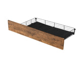 Levede Queen Bed Frame Tufted Headboard USB Charge BF1057-Q-DG