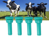 4Pcs Milking Machine Lining Green Silicone Milk Liner for Cattle Cow Livestock Tools V1294-YM0901-3111200285811
