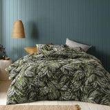Accessorize Styx Washed Cotton Printed 3 Piece Comforter Set King V442-HIN-COMFORTER-STYX-GREEN-KI