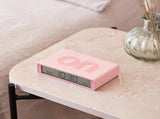 Lexon Flip Classic Reversible Alarm Clock - Pink V398-LD-LR157P4