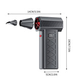 Mini Turbo Snow Blower,Turbo Blower Car with Magnetic Nozzle,Portable Snow Turbo Blower,Ideal V1189-LWWAL-20260401-06841