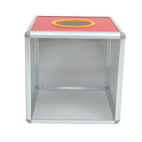 Red Aluminum Raffle Ticket Box for Games and Safe to Use V1369-AZ3-W-10533