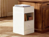 Levede Slim Bedside Table Nightstand Side End Table Storage Bedroom Cabinet NI1083-WH-AU