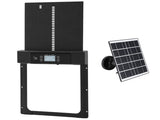 Giantz Automatic Chicken Coop Door 37cm Solar Powered Smart App Control Black FIK-COOP-DOOR-SOLAR