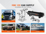 Train Horns Kit, 4 Trumpet Air Horn Kit, 150dB Train Horns for Pickup Trucks, 12V 160 psi Air V952-QLBYCQGTZ12VB362GV9