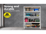Giantz 1.8M Warehouse Racking Rack Shelving Garage Steel Metal Storage Shelves Silver WR-9X18-GVN-SV