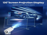 HY300 Pro mini portable projector, native 1280 * 720P support 4K / 350ANSI smart projector, with V1106-HRTY-001
