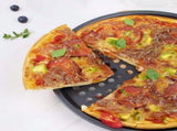 3 pieces - Pizza pans - round pizza plate - pizza baking sheet - baking sheet - round baking sheets V1188-MS101-02933-1