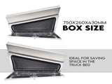 Under Tray Tool Box Underbody Pair Set 750mm Aluminium V379-UTRYFLTL7SET05